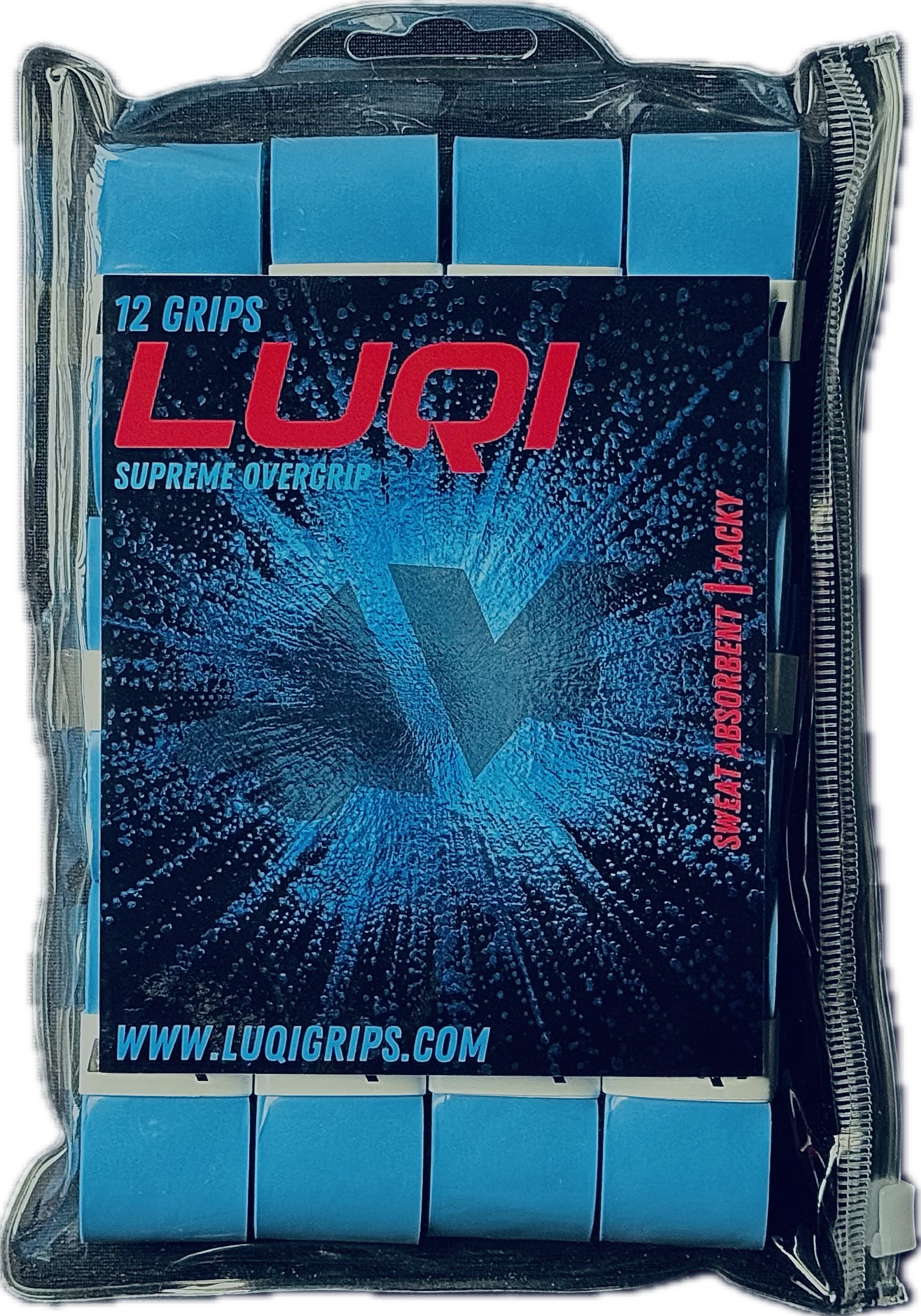 blue LUQI Supreme Overgrip | Plush Feel, Superior Grip 