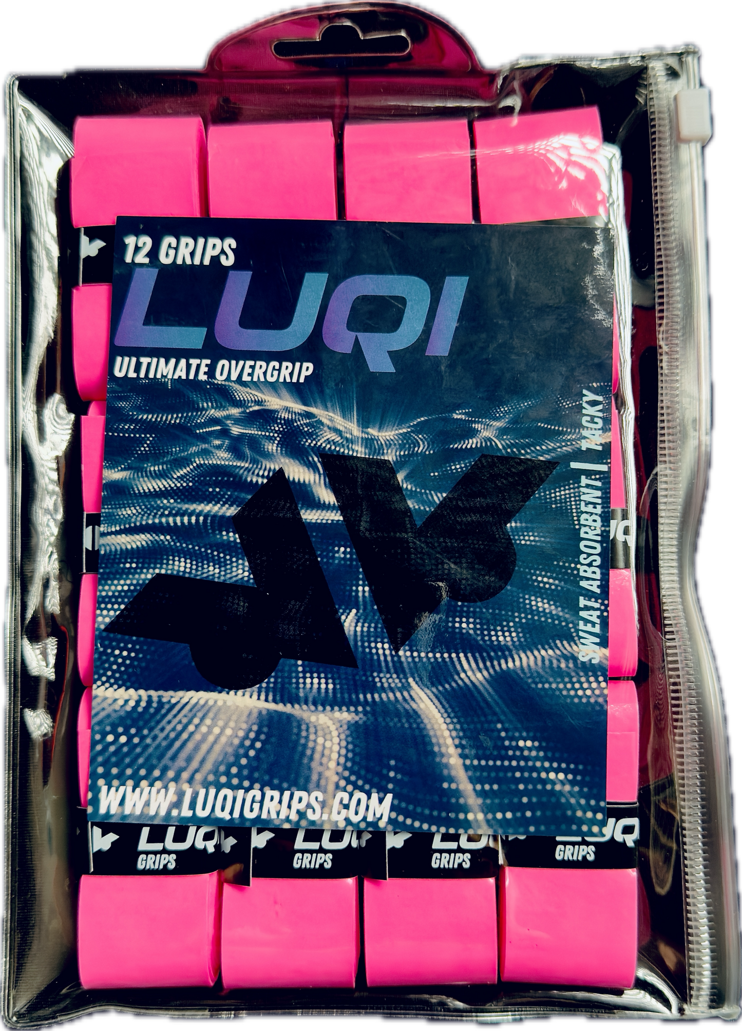 pink LUQI Ultimate Overgrip | Peak Performance Tennis Grip