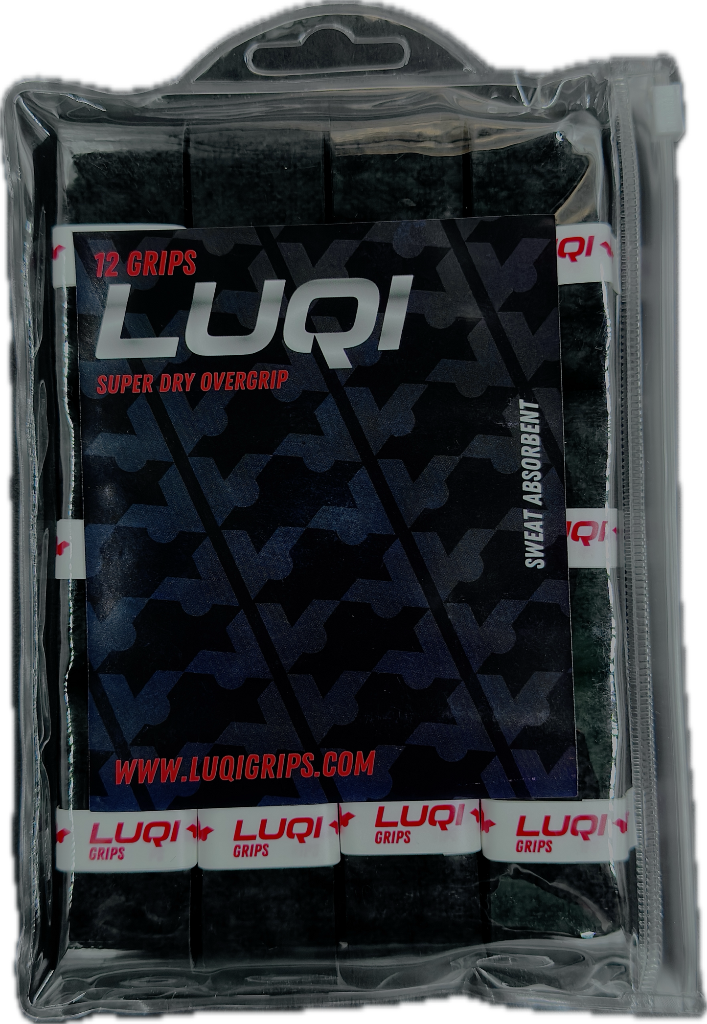 12 Grips LUQI Super Dry Overgrip | Sweat Absorbent Tennis Grip