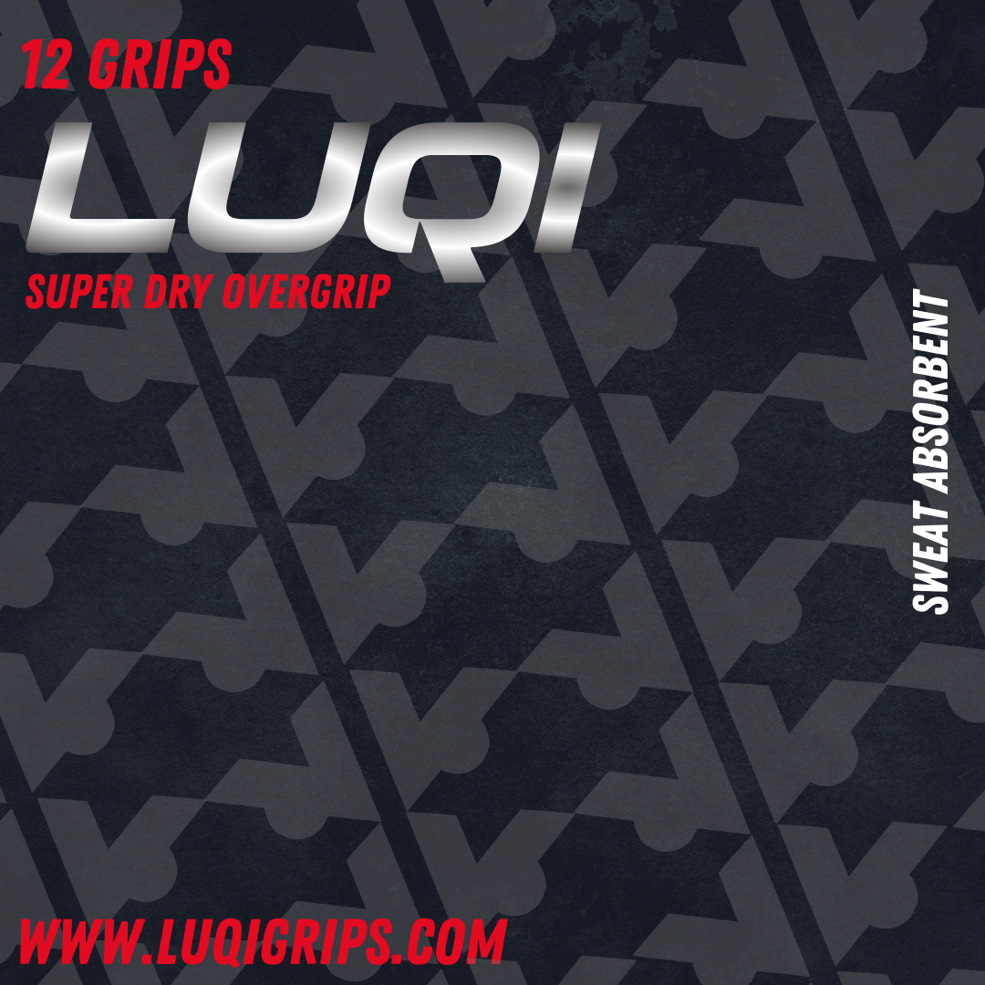 LUQI Super Dry Overgrip | Sweat Absorbent Tennis Grip