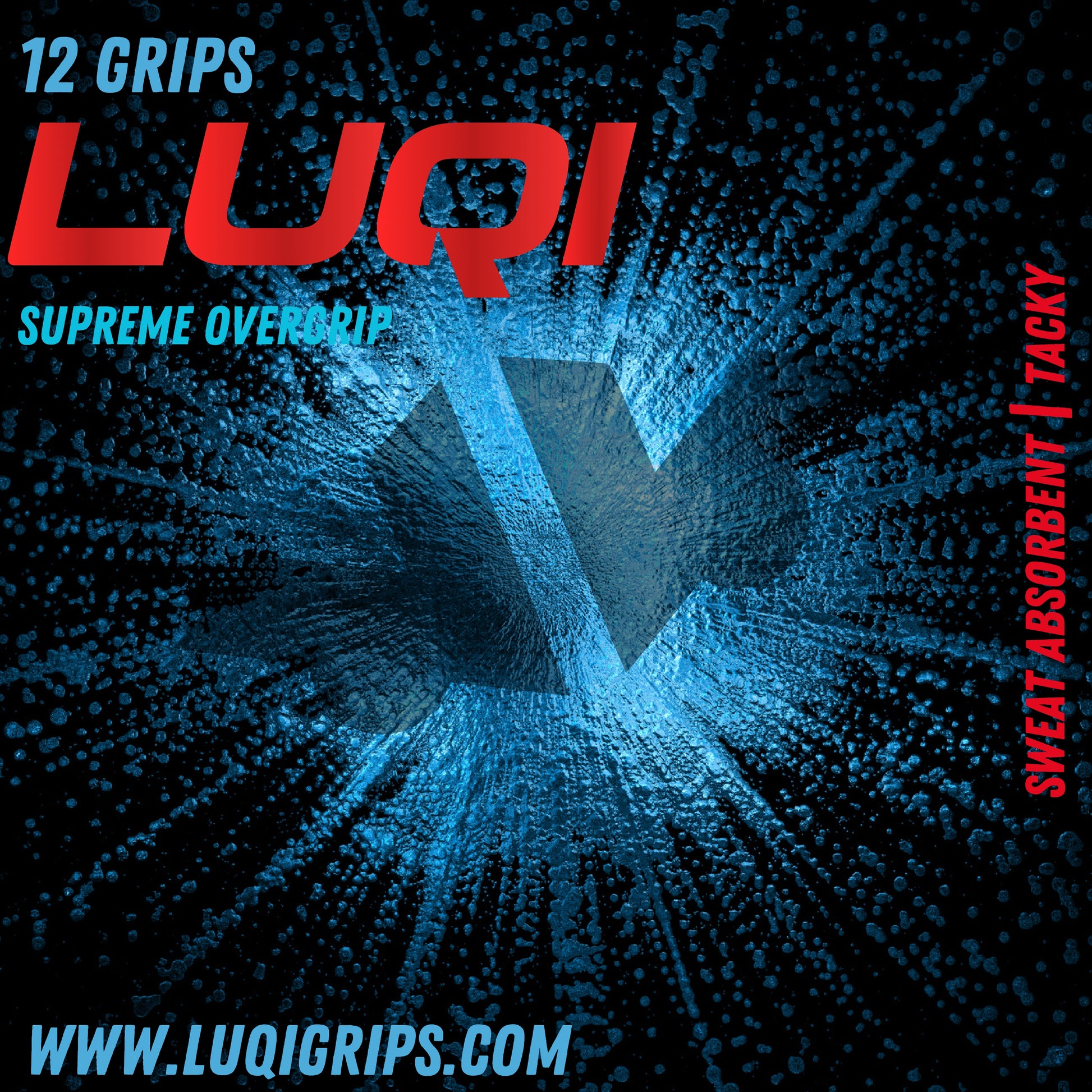 12 grips LUQI Supreme Overgrip | Plush Feel, Superior Grip 
